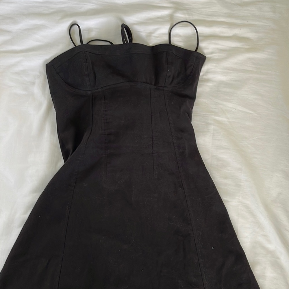 Zara long black dress